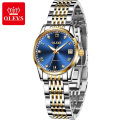 6602 olevs Fashion mechanical automatic skeleton lady fashion luxury watch women